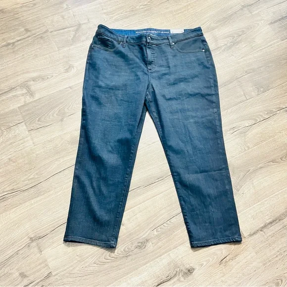 NWT Chicos Girlfriend Slim Ankle Jeans Dark Muted Blue Chicos Sz (3P) U.S. 16P - Picture 3 of 7